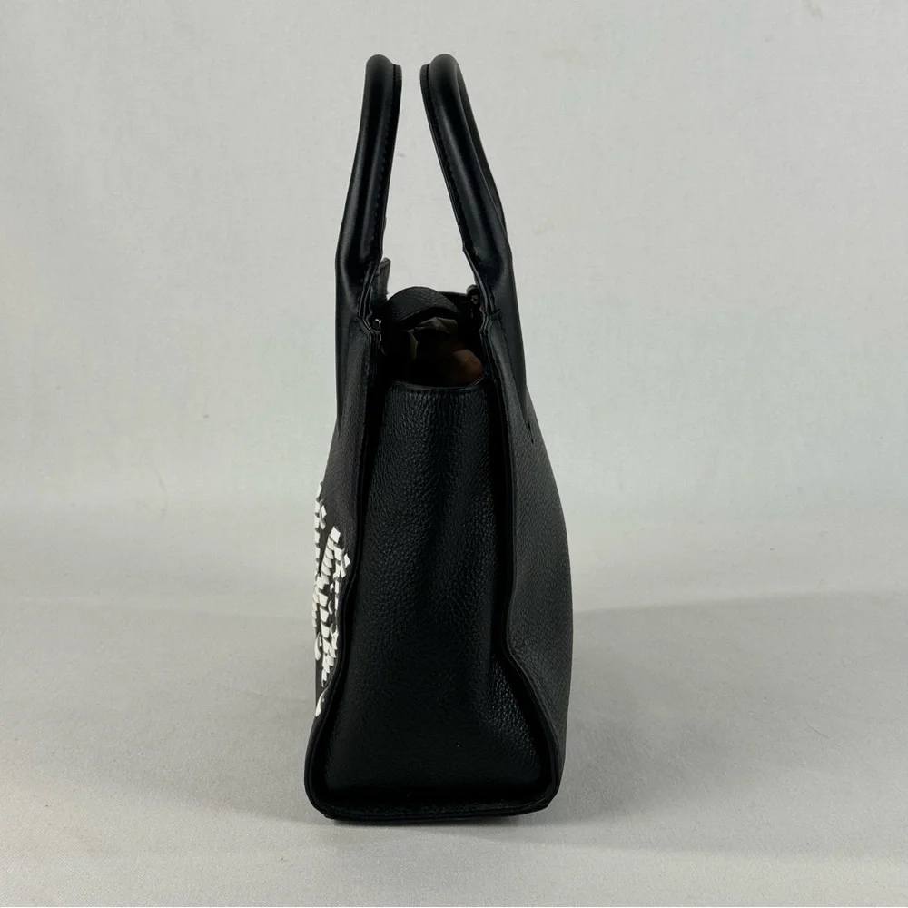 Kate Spade New York Flynn Street Small Meriwether Satchel Black Leather WKRU5488 - Picture 5 of 14